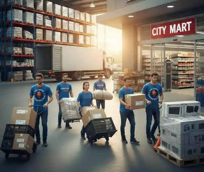 Logistics Team Stores and Mart Shifting Service Nagaram